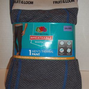 Men's NWT Fruit Of The Loom Breathable Warmth Ther